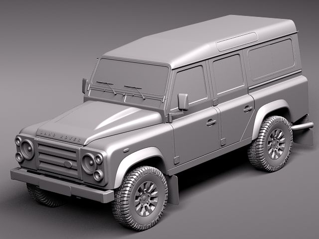 Land Rover Defender 2011 x-tech Long 3D model_9