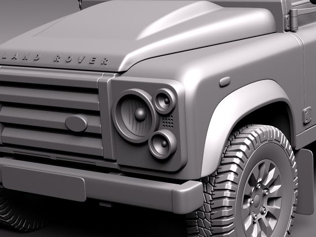Land Rover Defender 2011 x-tech Long 3D model_10