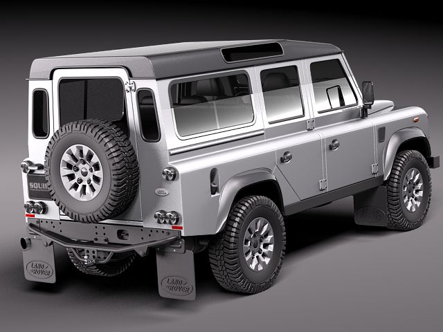 Land Rover Defender 2011 x-tech Long 3D model_7