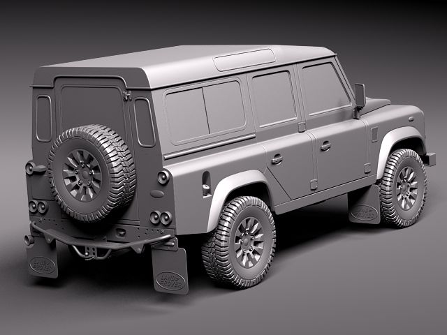 Land Rover Defender 2011 x-tech Long 3D model_11