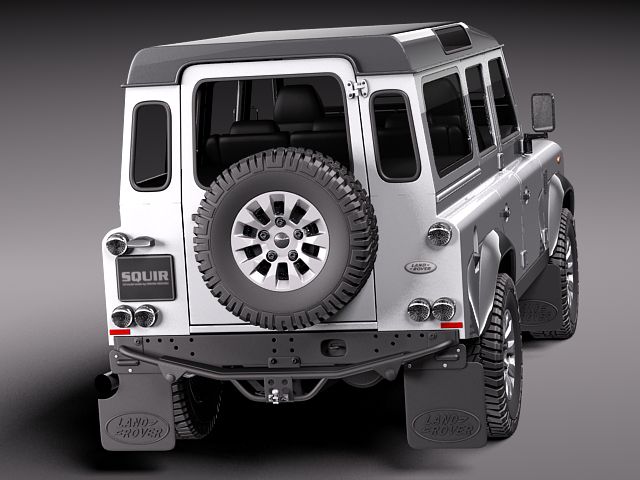 Land Rover Defender 2011 x-tech Long 3D model_4