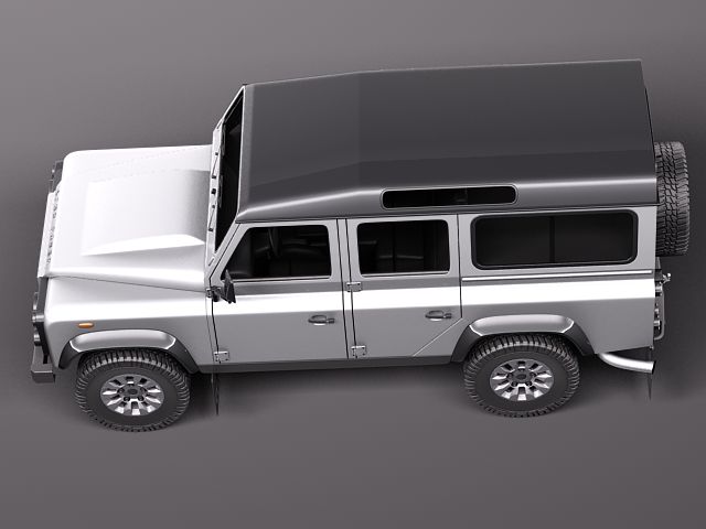 Land Rover Defender 2011 x-tech Long 3D model_8