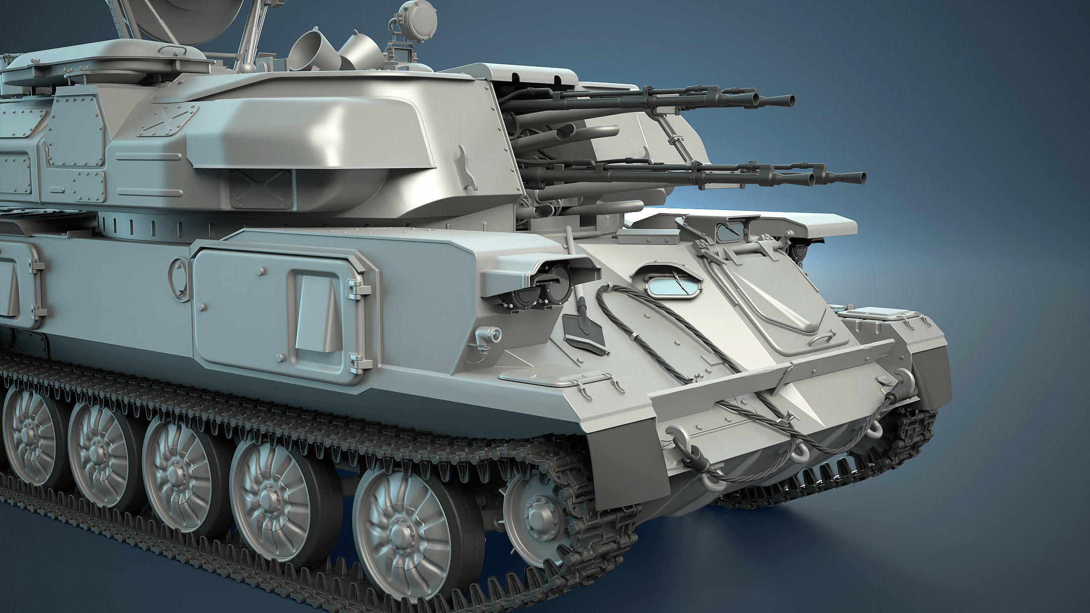 ZSU-23-4 Shilka High-Poly 3D model_8