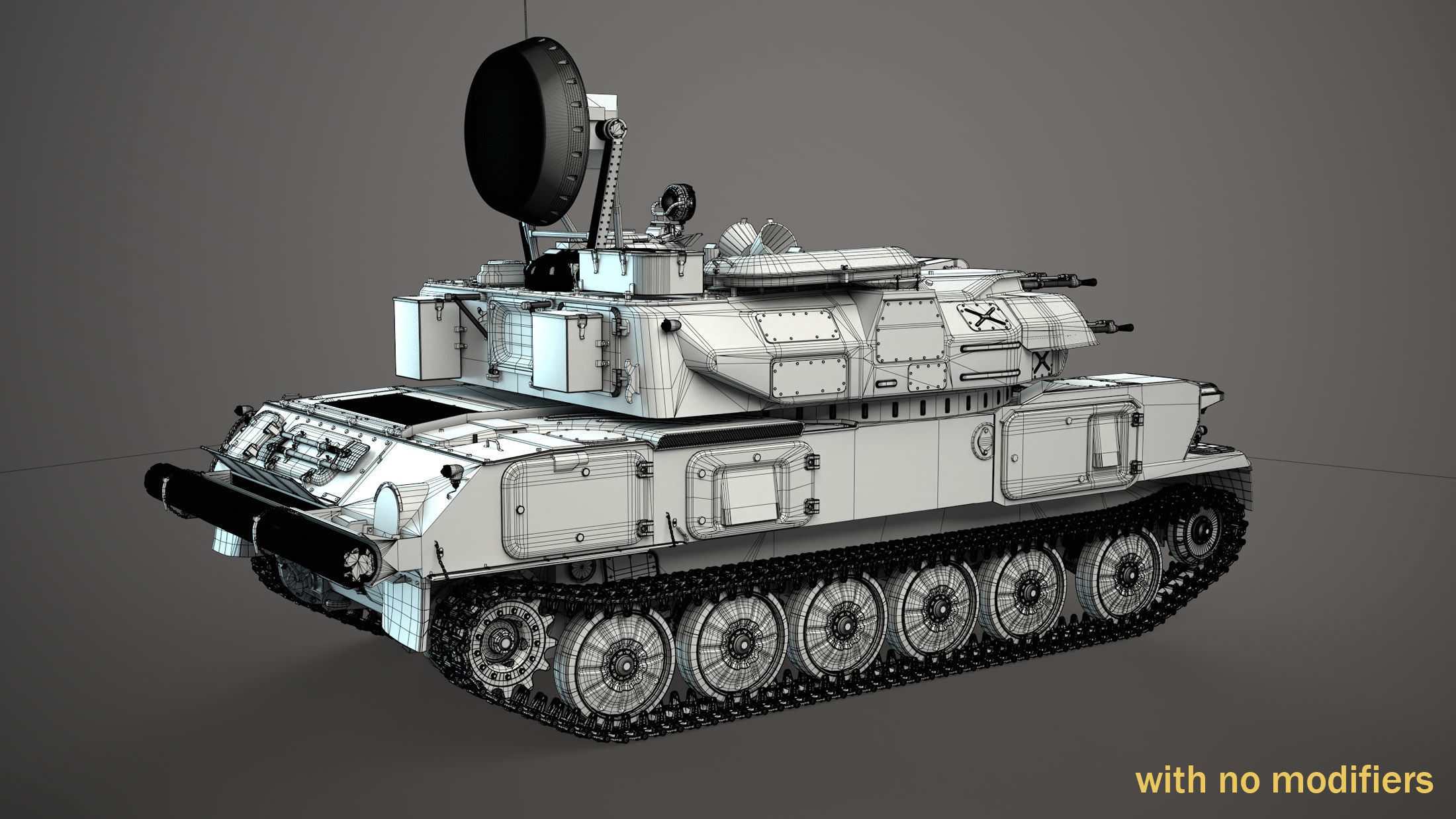 ZSU-23-4 Shilka High-Poly 3D model_14