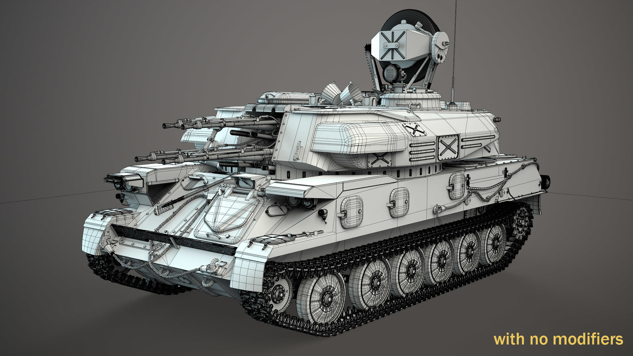 ZSU-23-4 Shilka High-Poly 3D model_13