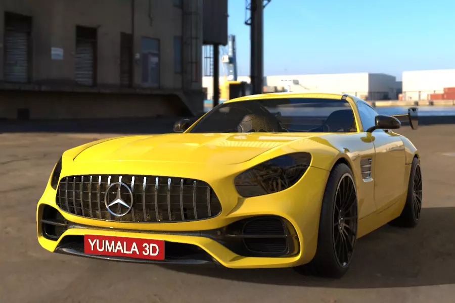 BRNZ AMG GT 3D model