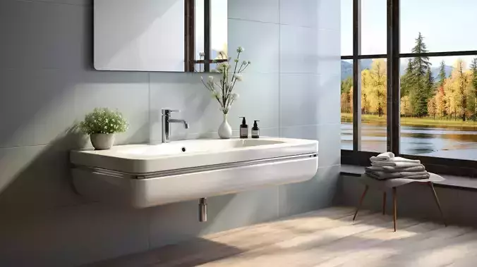 Sink in designer style