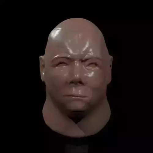 Captain Kirk Mask 3D model high poly