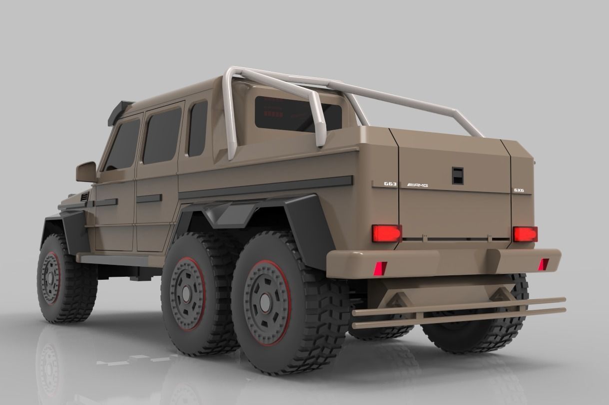 Mercedes Benz G63 3D print model_2