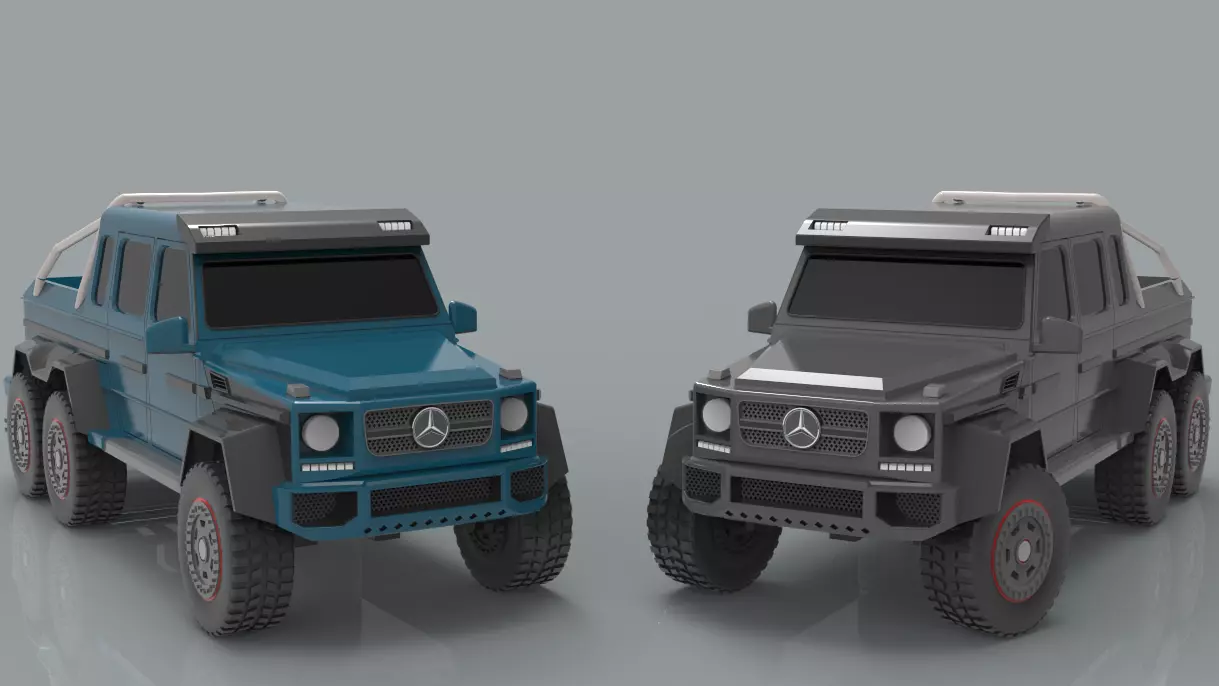 Mercedes Benz G63 3D print model_0