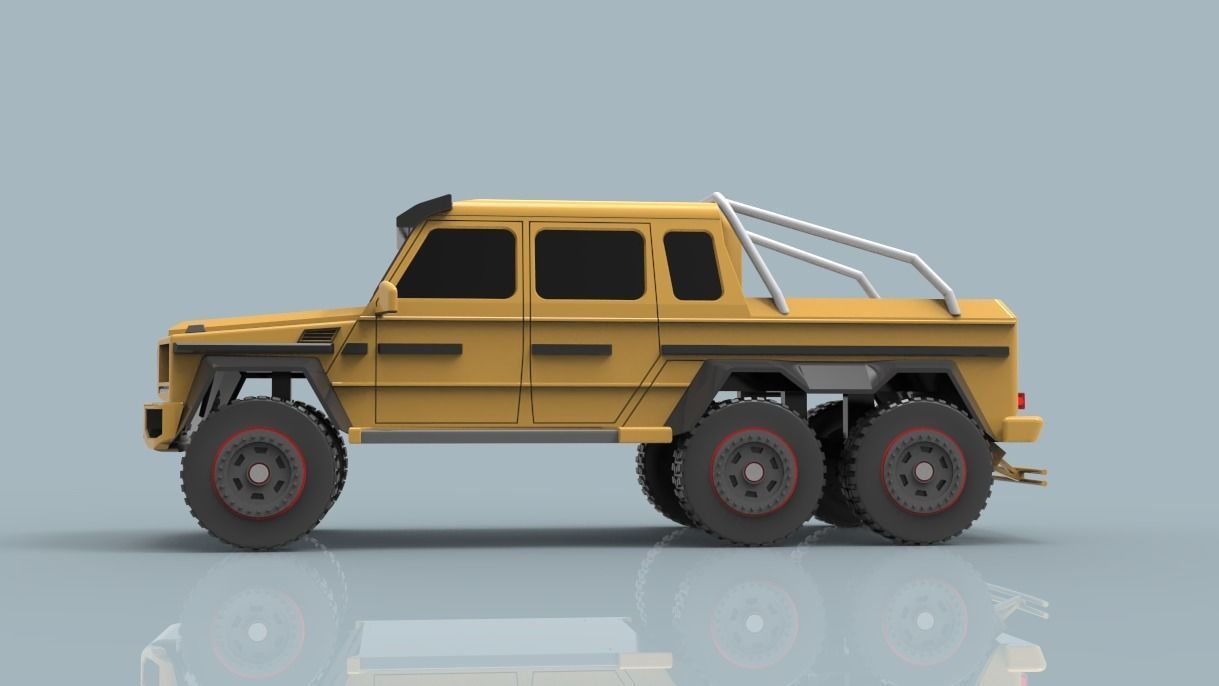 Mercedes Benz G63 3D print model_1