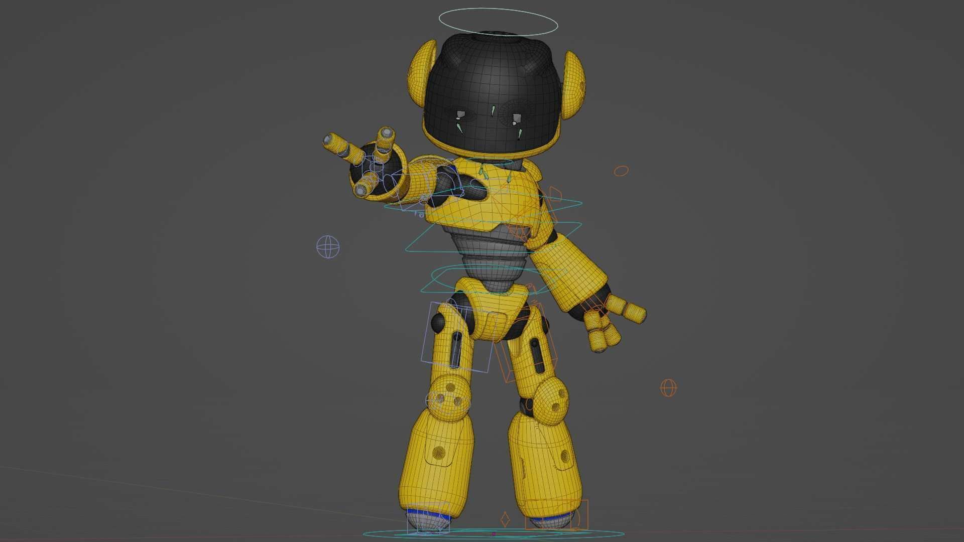 UTILITY BOT MONIKA  Rigged for Unreal Engine - Unity - MIXAMO 3D model_37