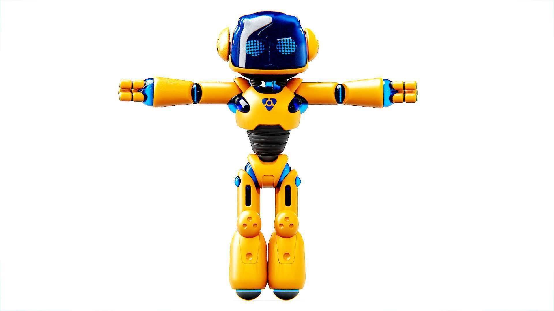 UTILITY BOT MONIKA  Rigged for Unreal Engine - Unity - MIXAMO 3D model_22