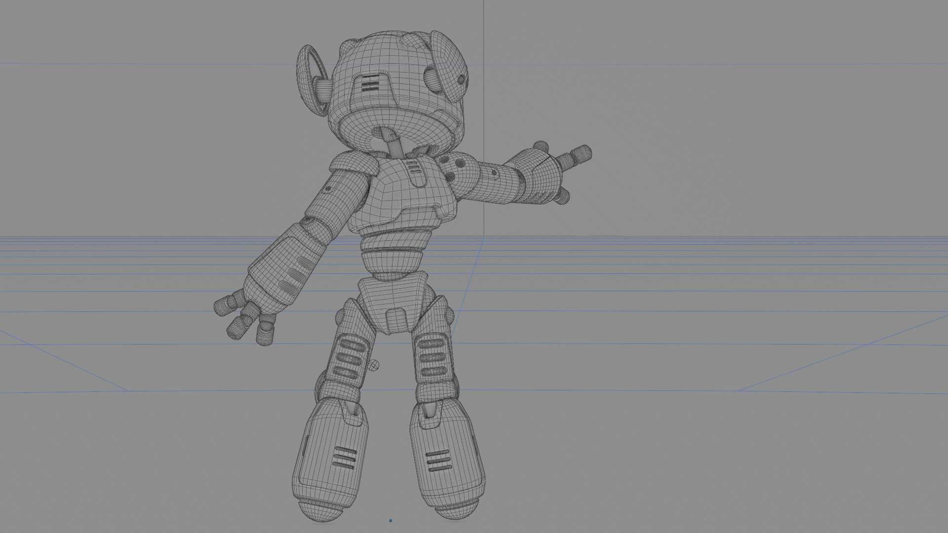 UTILITY BOT MONIKA  Rigged for Unreal Engine - Unity - MIXAMO 3D model_41