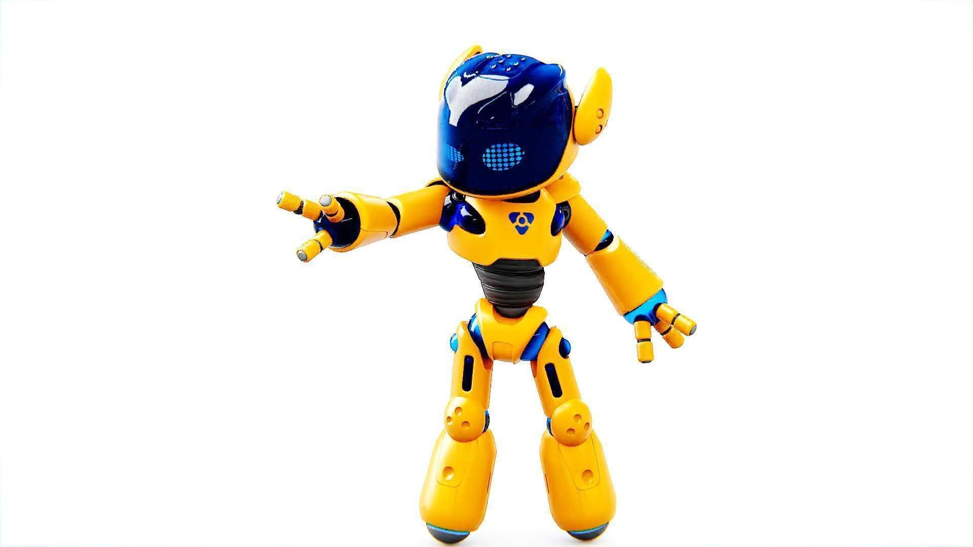 UTILITY BOT MONIKA  Rigged for Unreal Engine - Unity - MIXAMO 3D model_14