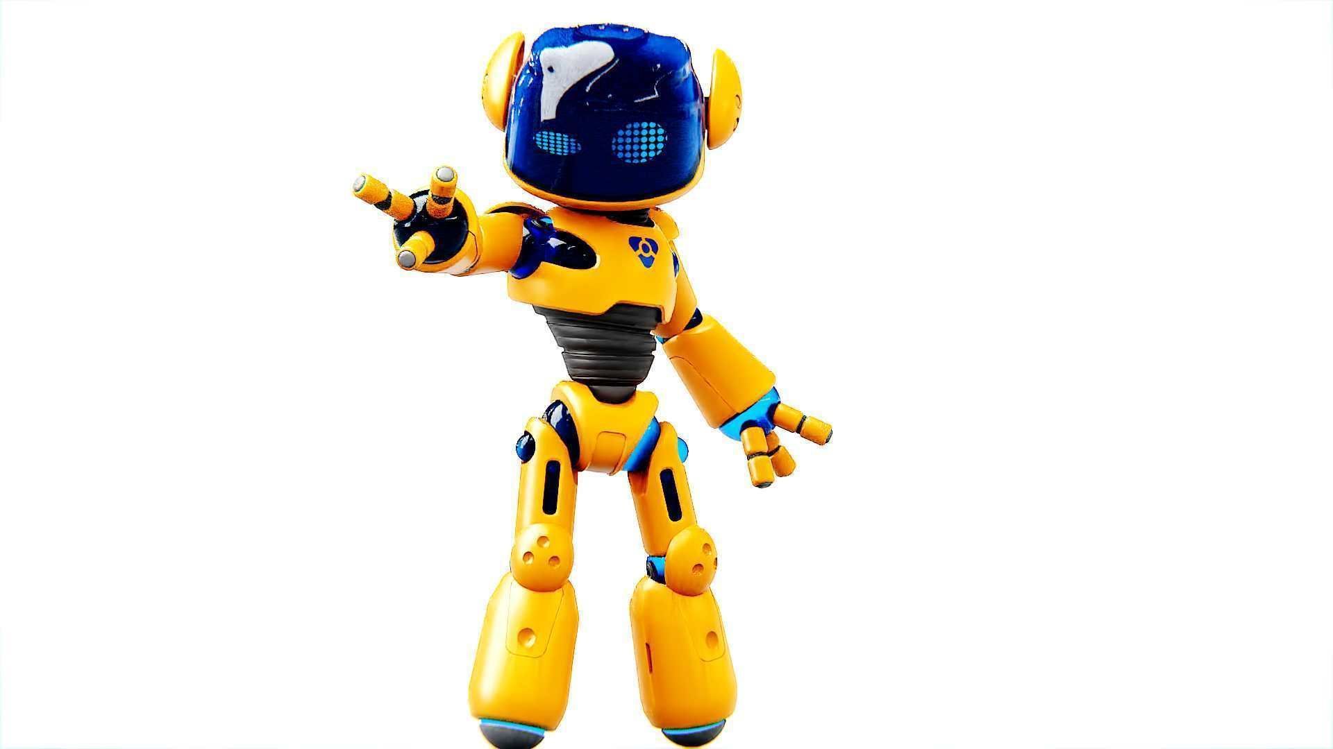 UTILITY BOT MONIKA  Rigged for Unreal Engine - Unity - MIXAMO 3D model_2