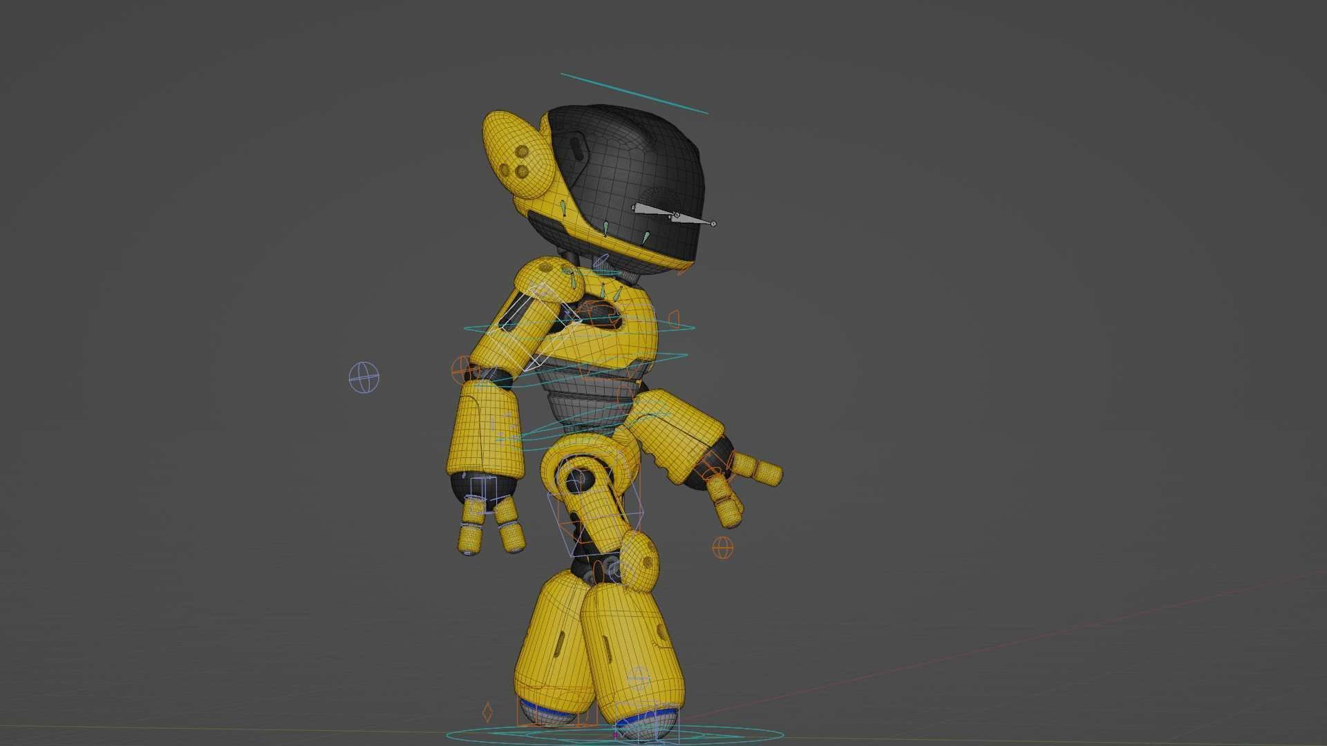 UTILITY BOT MONIKA  Rigged for Unreal Engine - Unity - MIXAMO 3D model_39