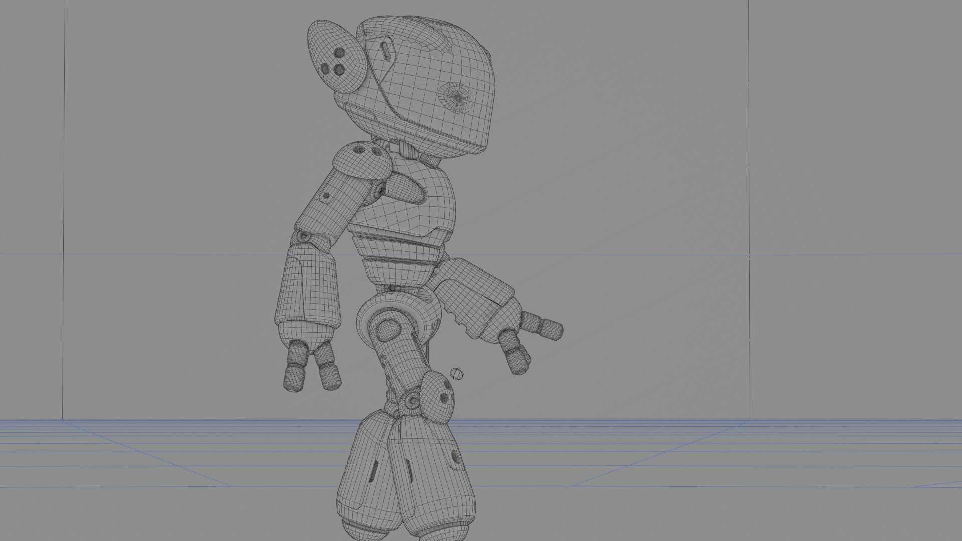 UTILITY BOT MONIKA  Rigged for Unreal Engine - Unity - MIXAMO 3D model_42