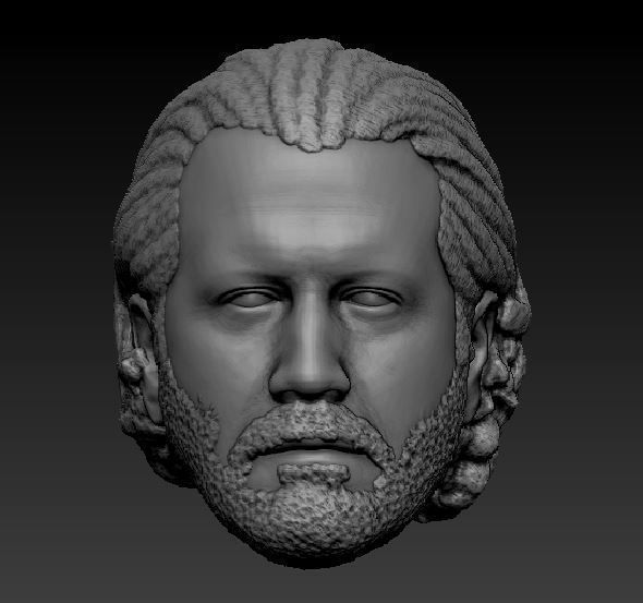 nikolai call of duty action figure head 3D print model_2