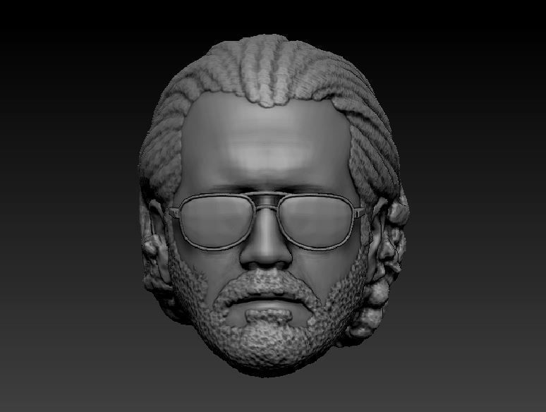 nikolai call of duty action figure head 3D print model_3