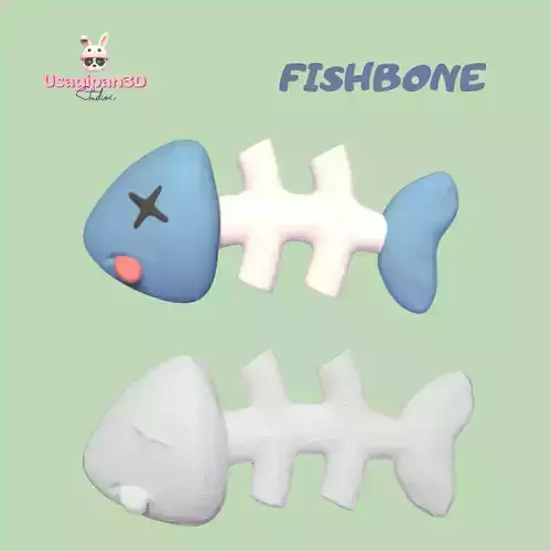 Fishbone 3D print model