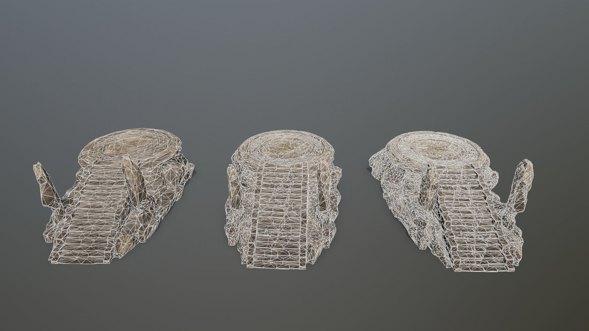 temple Low-poly 3D model_15