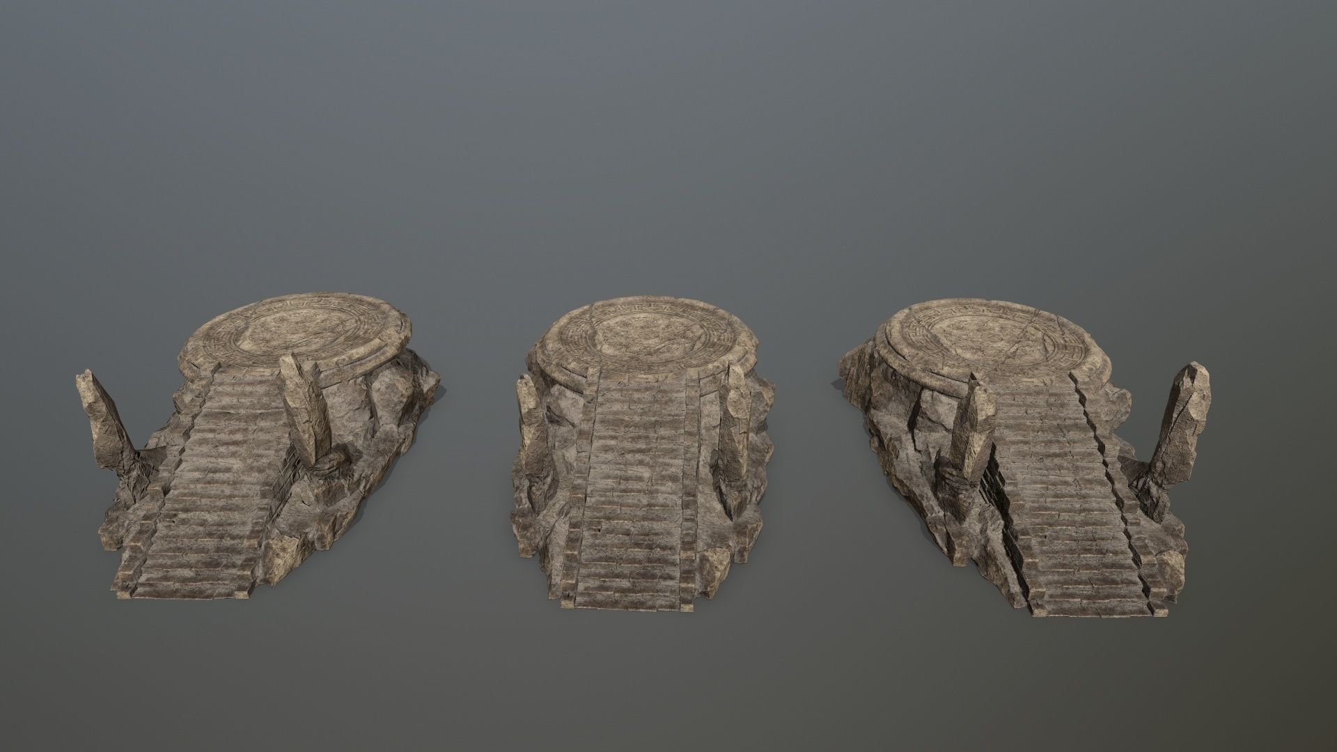 temple Low-poly 3D model_14