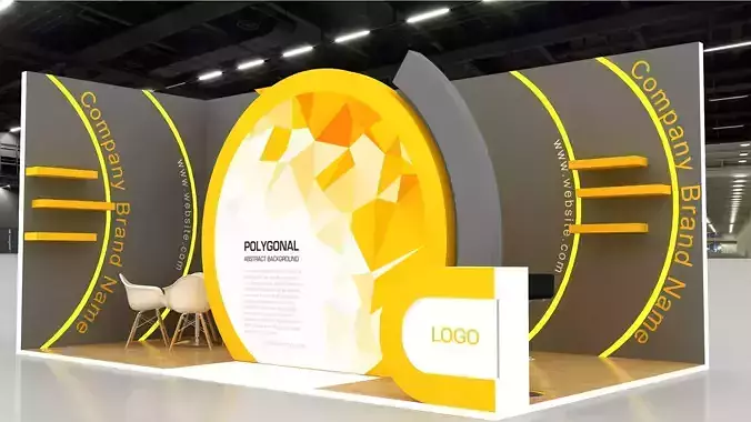 exhibition design 3D model