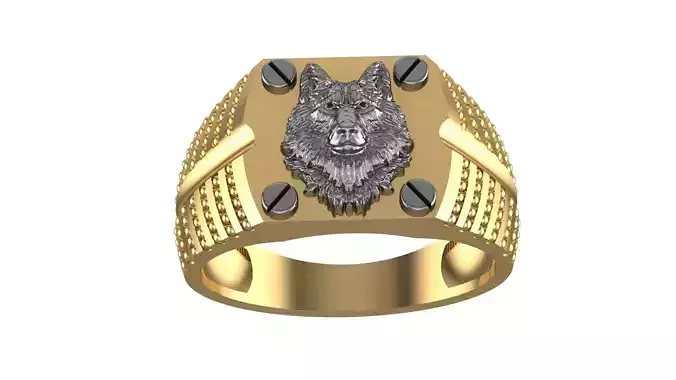 Wolf Ring and 7 different sizes