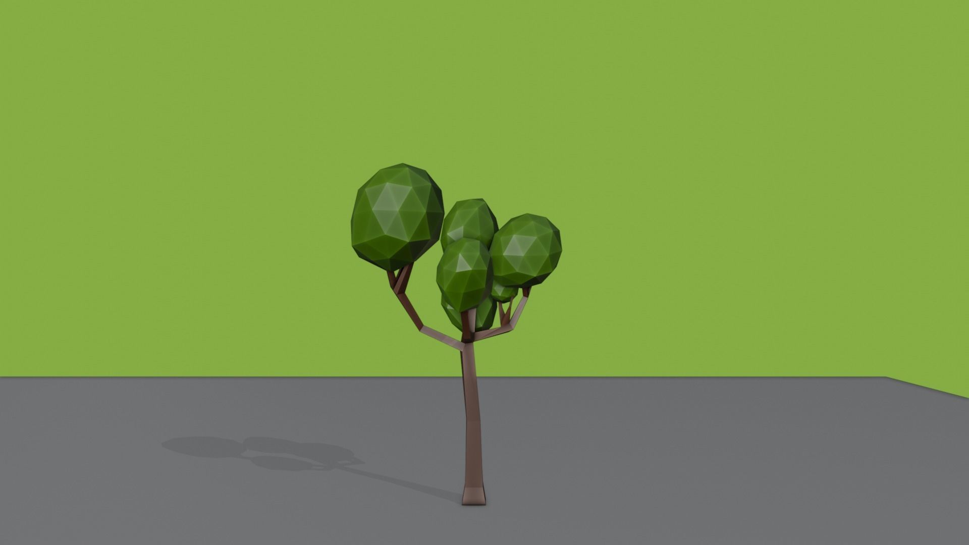 Low Poly Tree and Nature Set Ready for Games and Co Low-poly 3D model_7