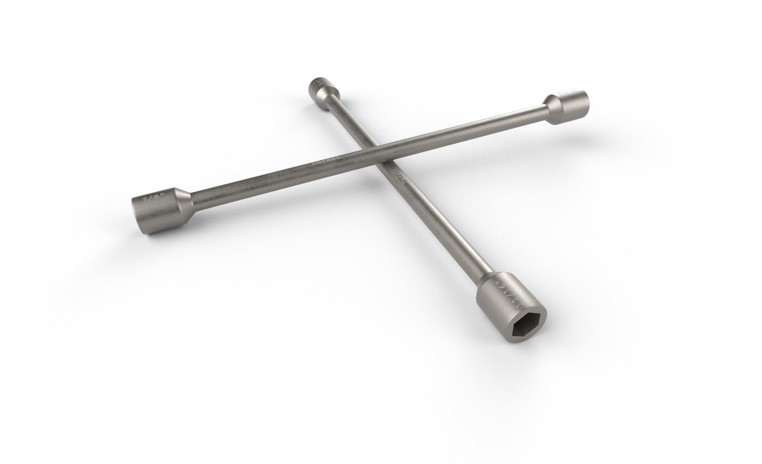 Lug Wrench M01 Low-poly 3D model_2