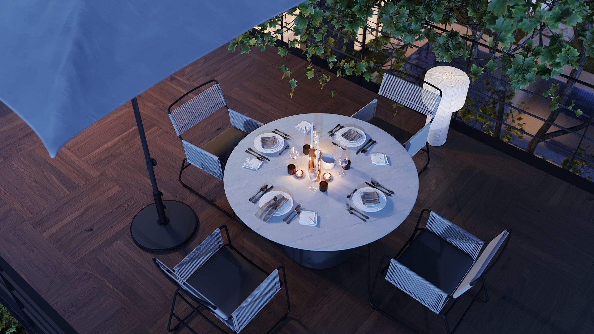 ProVis3D 039 - Modern Exterior Series I Night 3D model_12