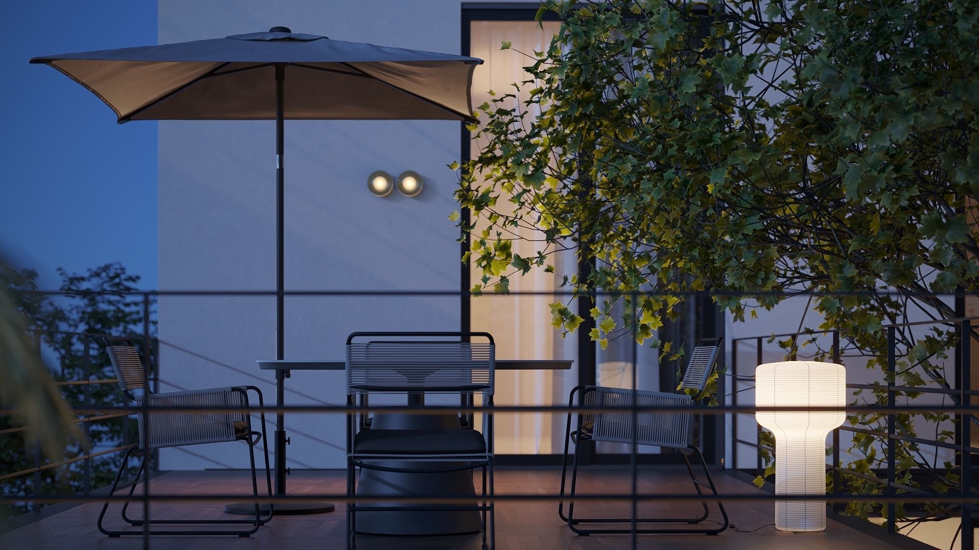 ProVis3D 039 - Modern Exterior Series I Night 3D model_3