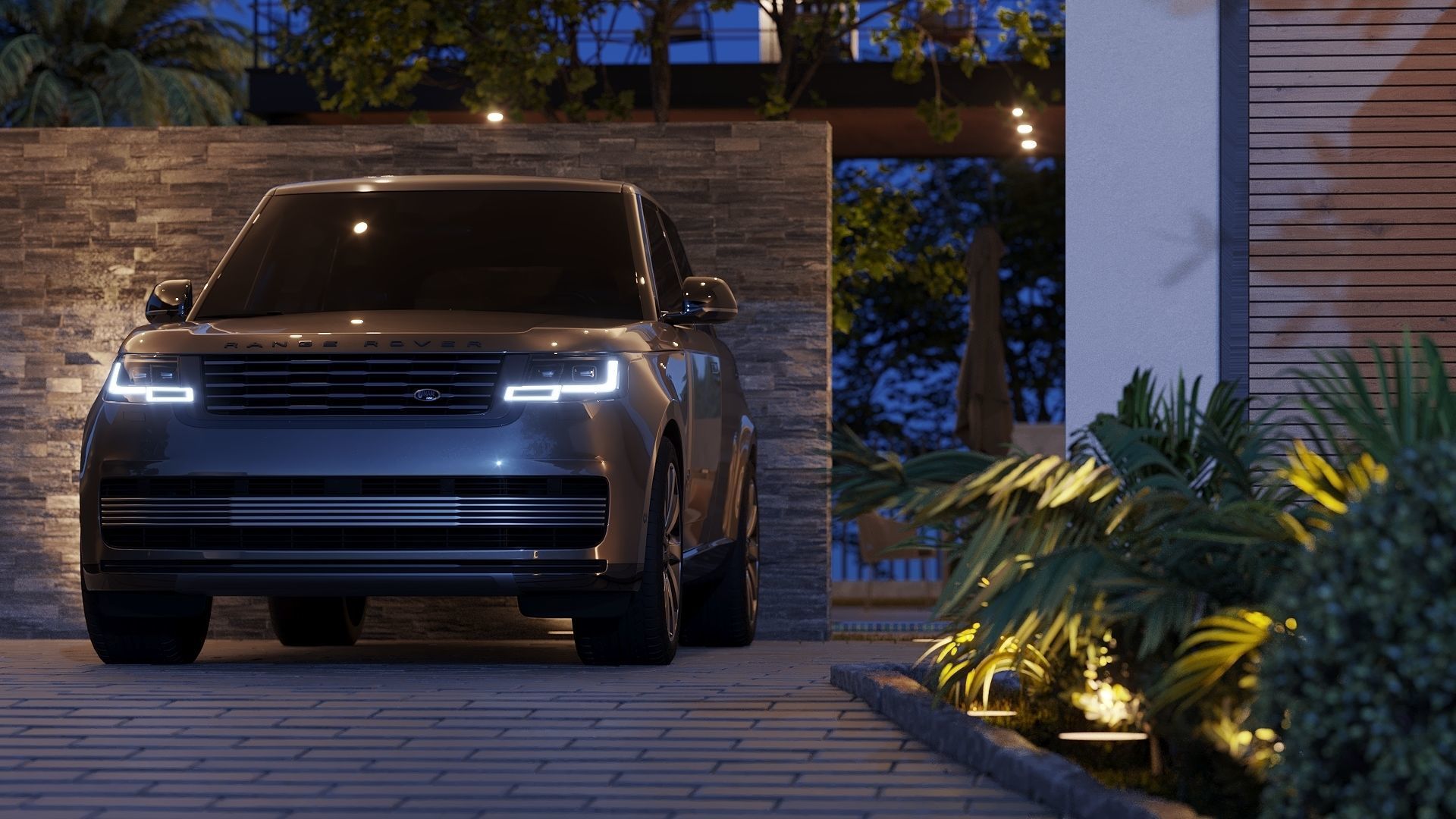 ProVis3D 039 - Modern Exterior Series I Night 3D model_11