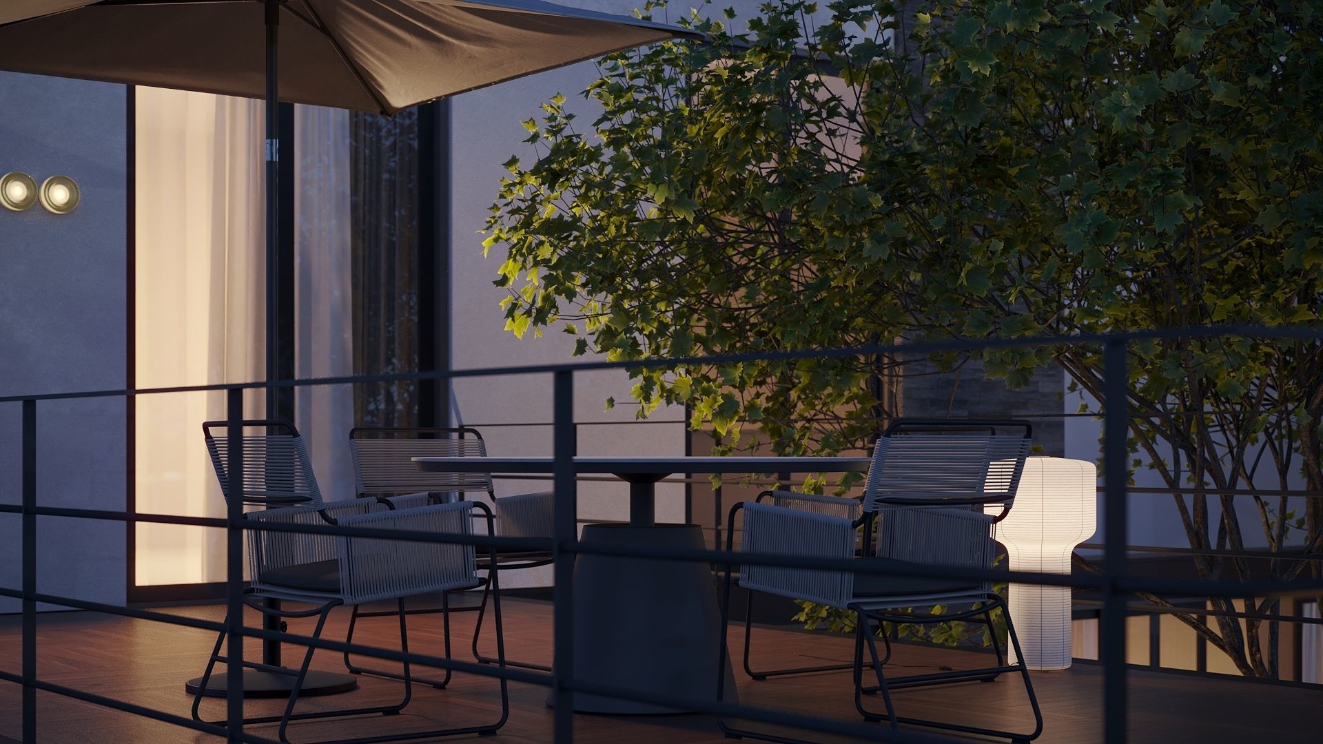 ProVis3D 039 - Modern Exterior Series I Night 3D model_10