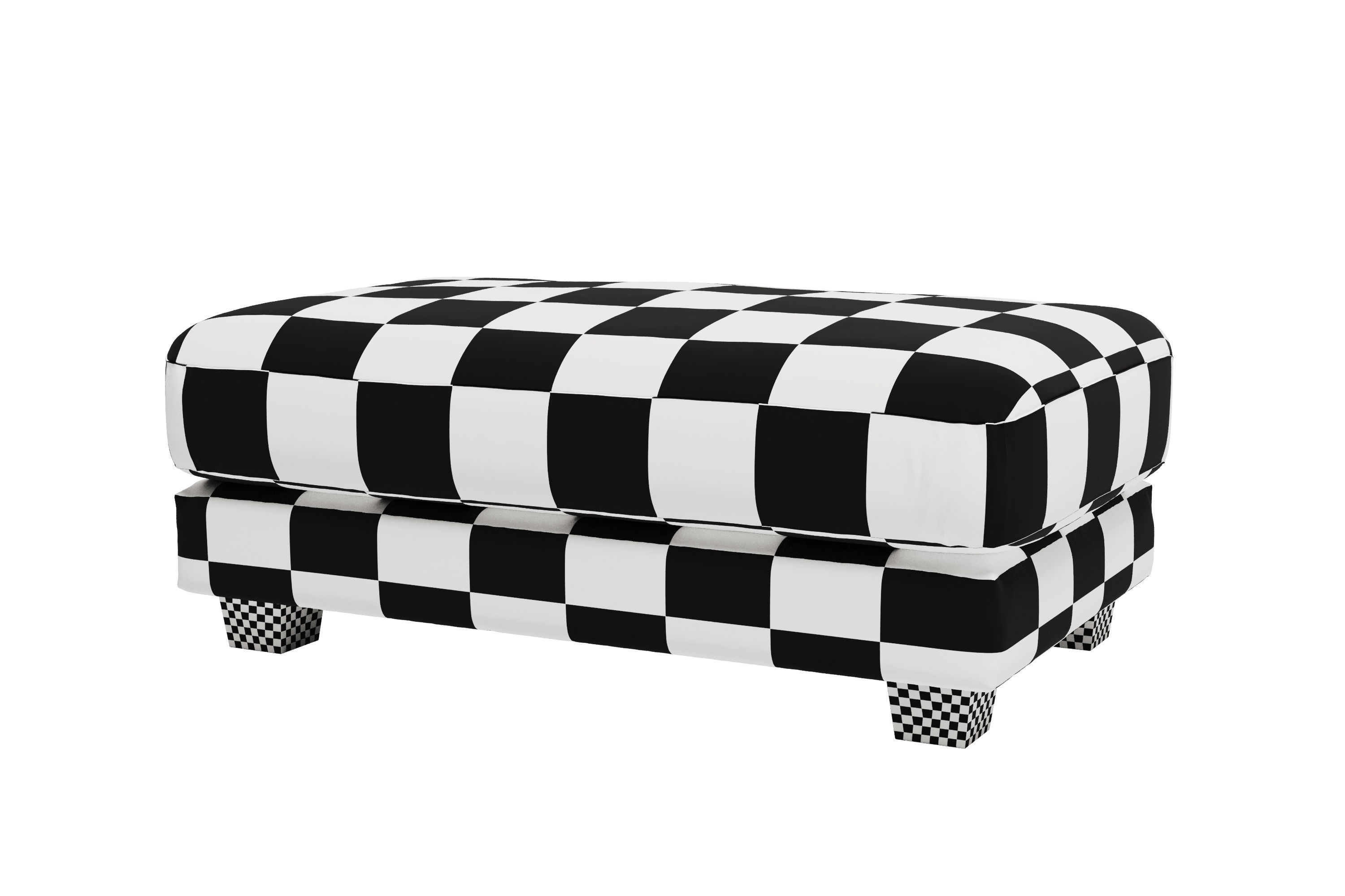 Sofa TORNO footstool 3D model_7