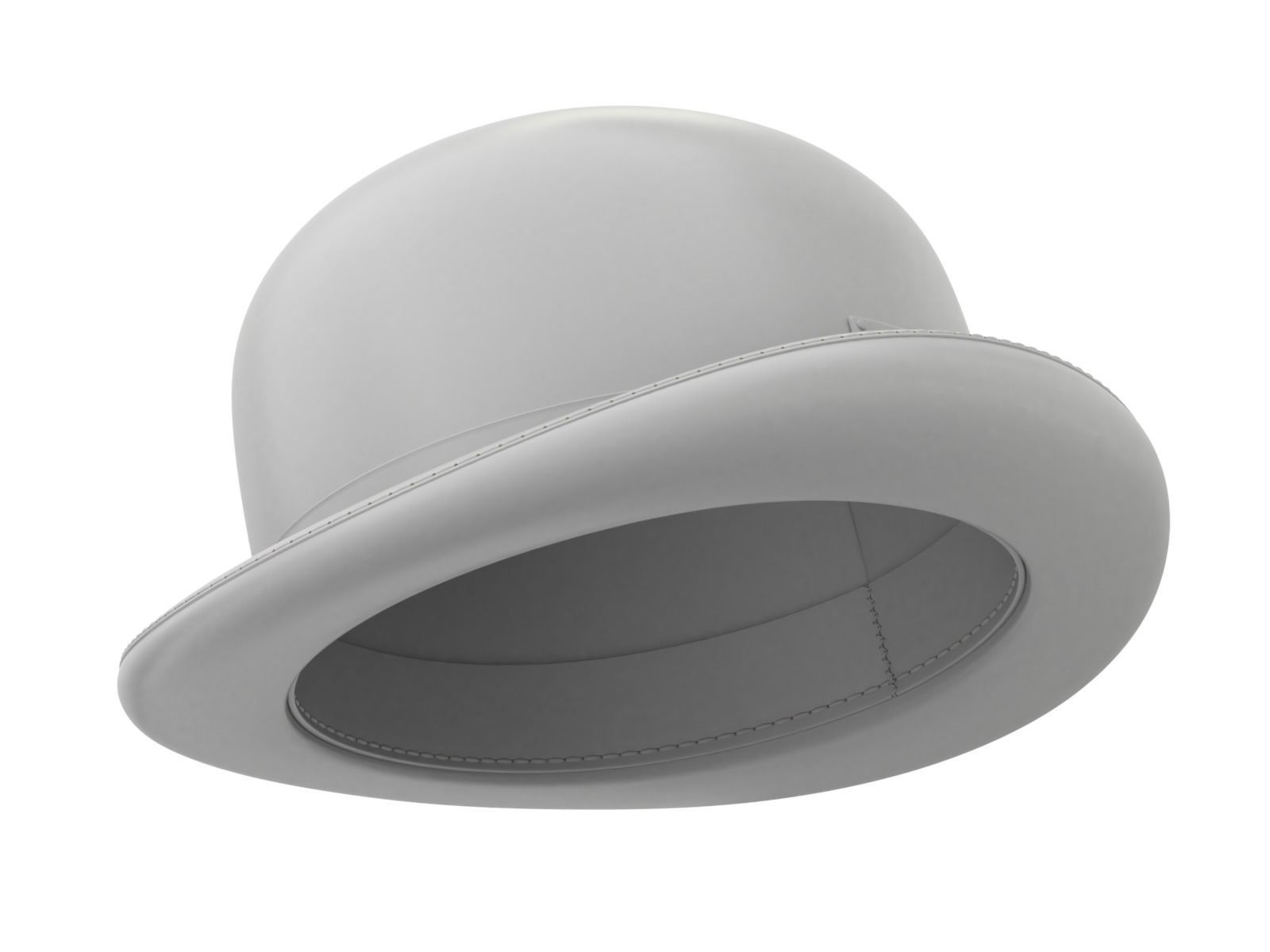 Bowler Hat 3D model_13