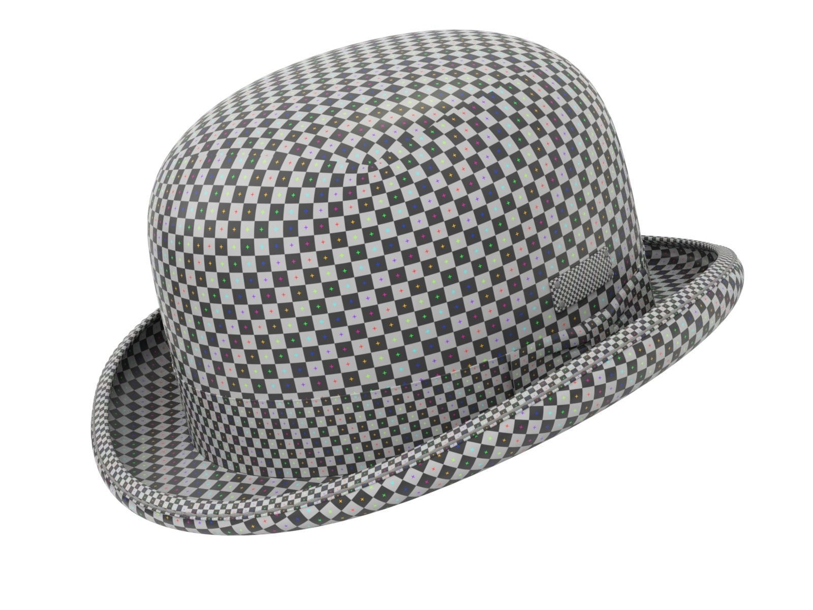 Bowler Hat 3D model_10