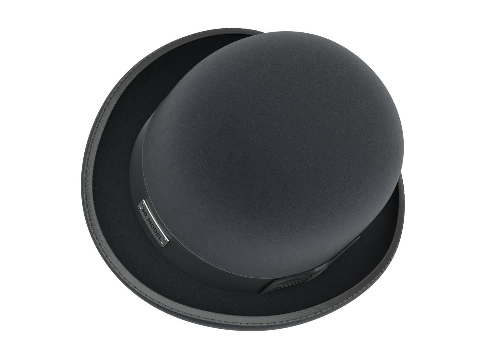Bowler Hat 3D model_8