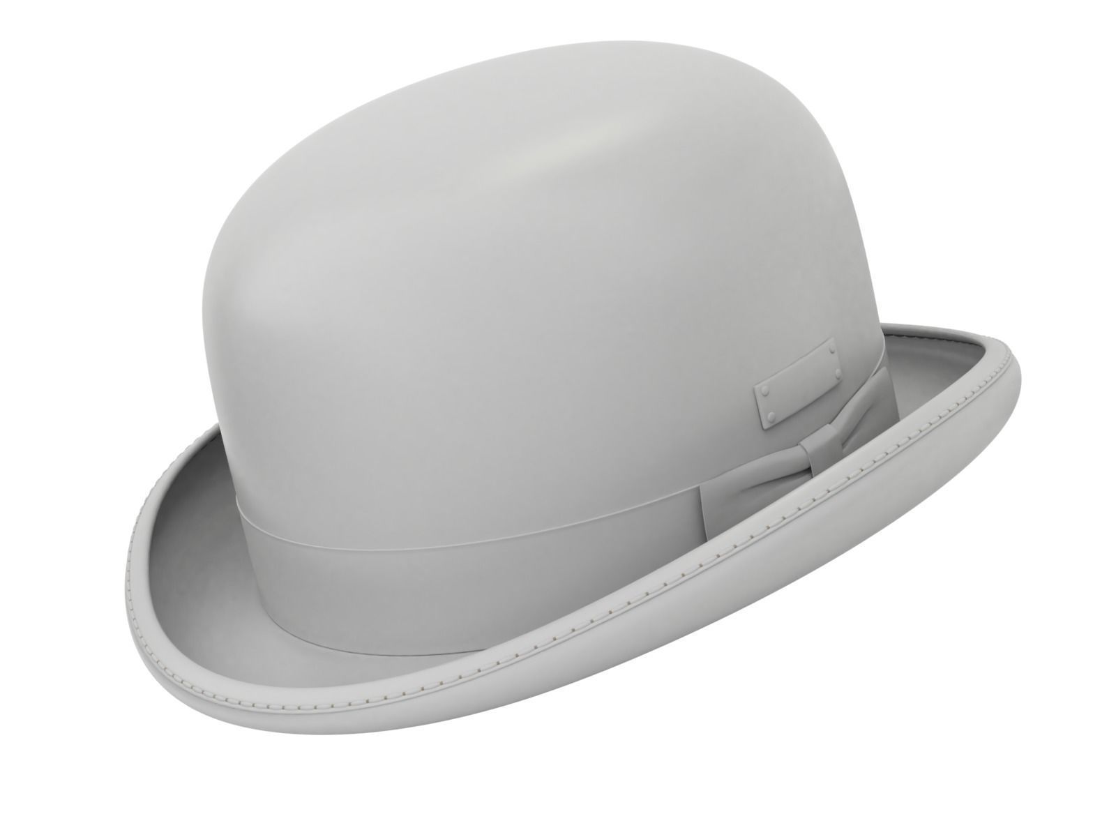 Bowler Hat 3D model_12