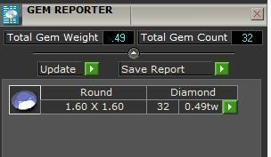 Cushion Cut Wide Rubin Ring 4063 3D print model_8