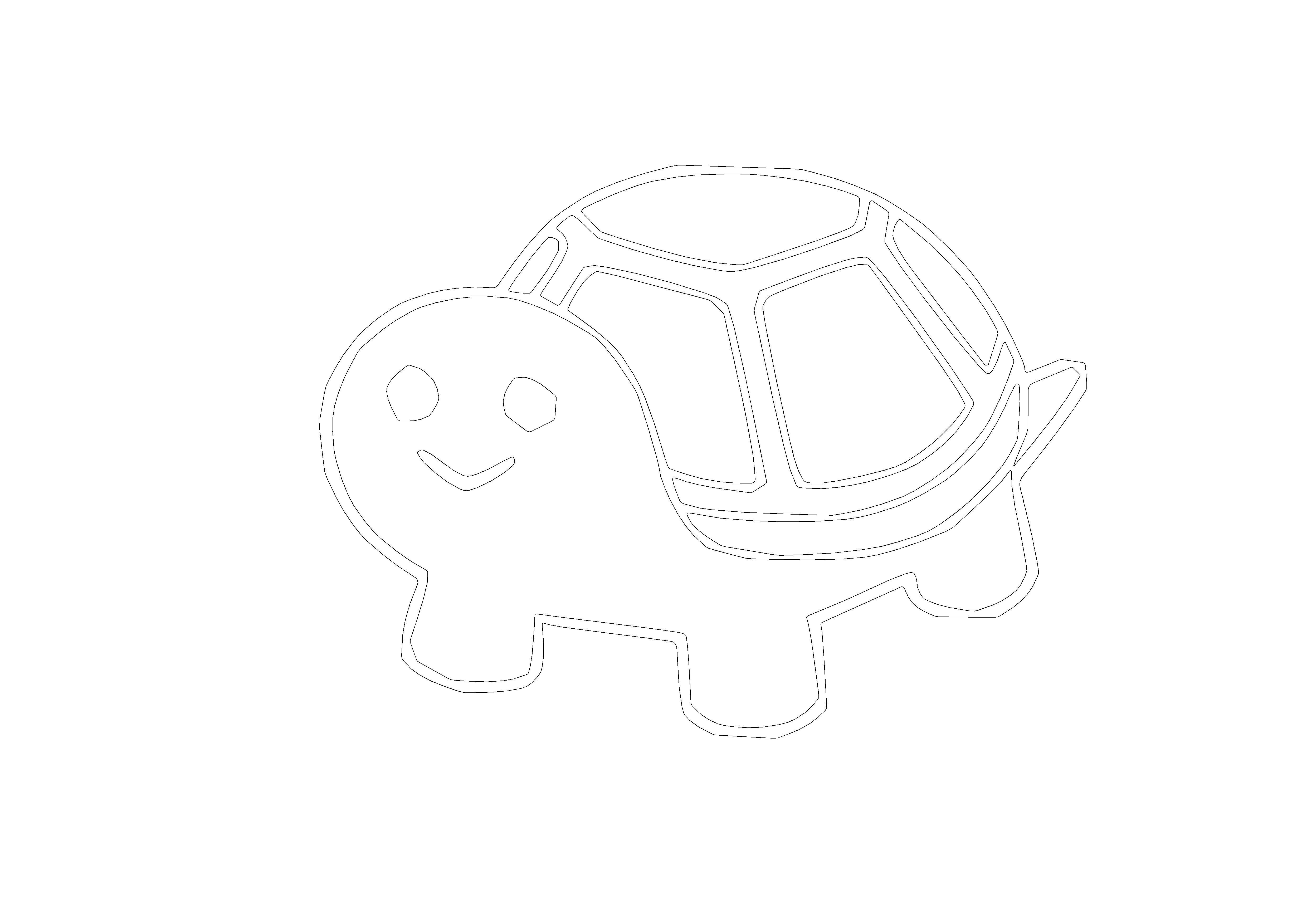 Super Auto Pets - Turtle Statuette 3D print model_3