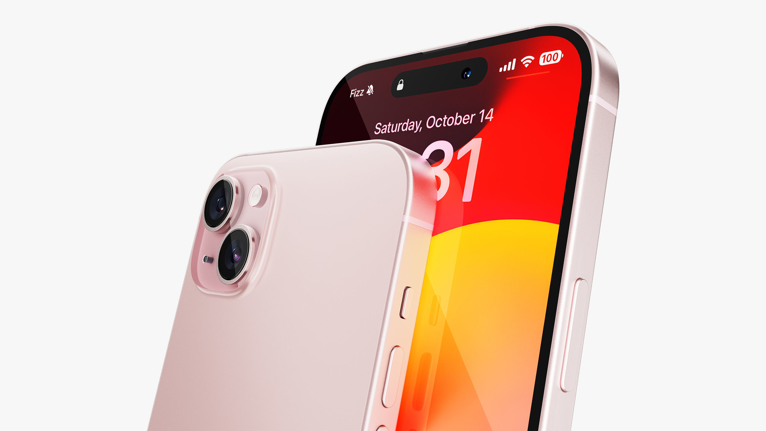 Apple iPhone 15 Plus Pink 3D model_10