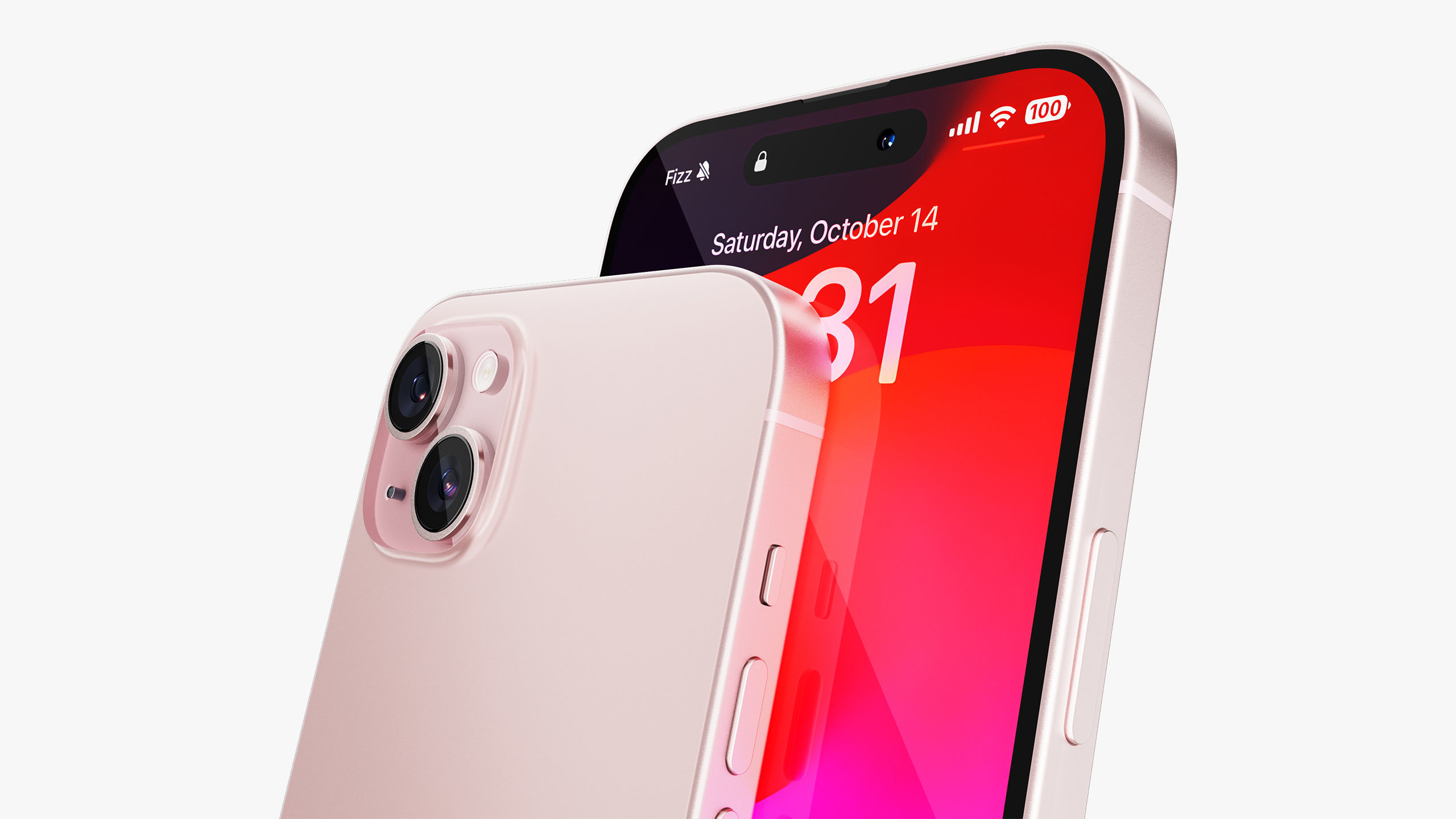 Apple iPhone 15 Plus Pink 3D model_14