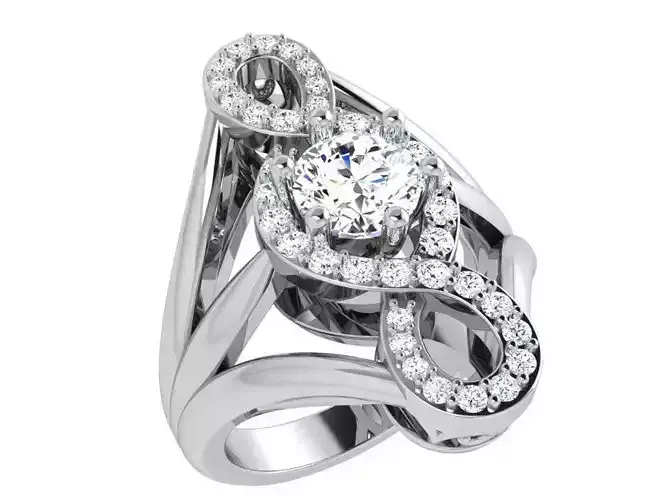 Unique Diamond Ring 4066