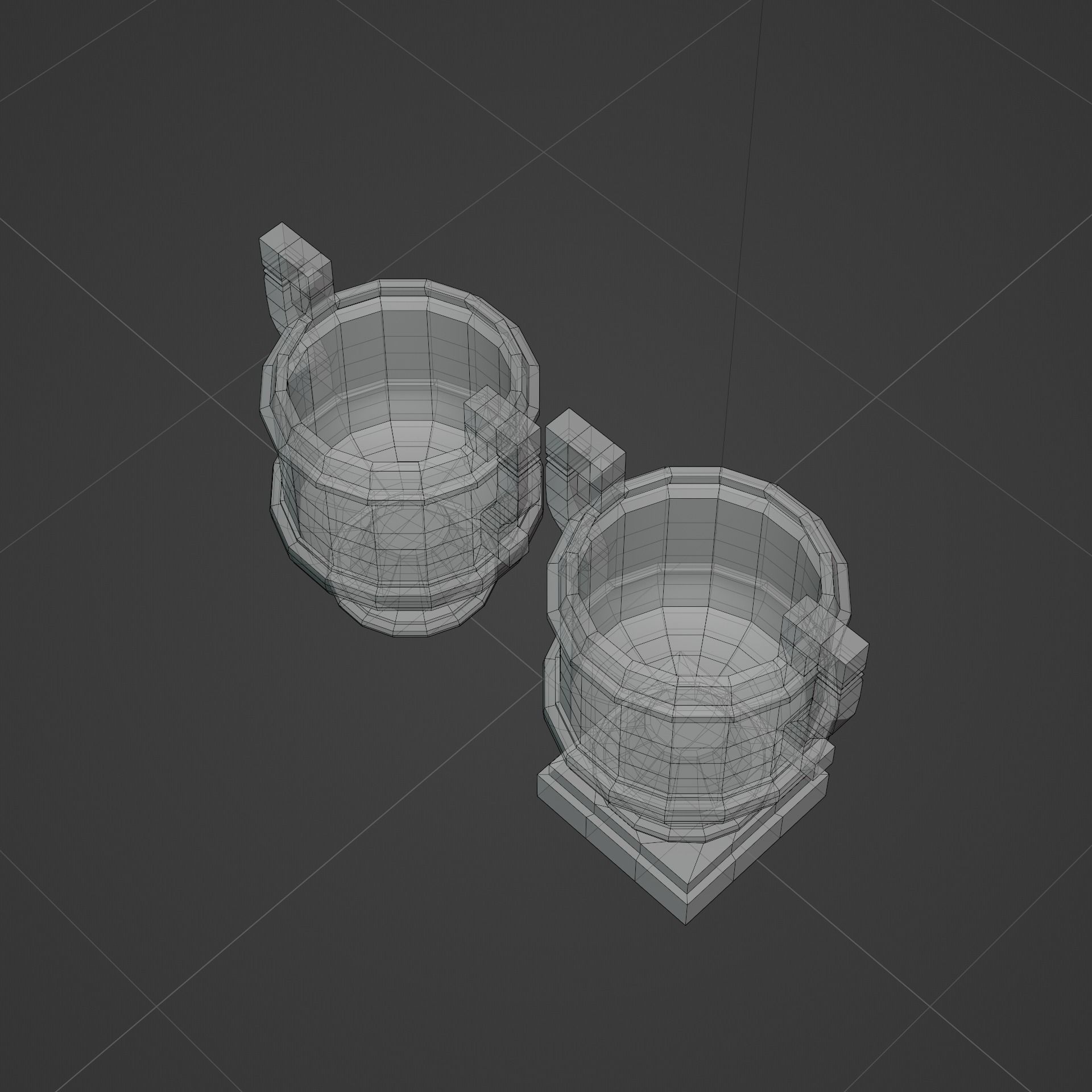 Vases Free low-poly 3D model_9