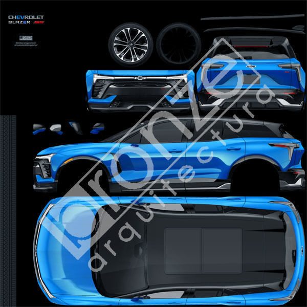 Chevrolet Blazer EV SS 2024 Low-poly 3D model_22