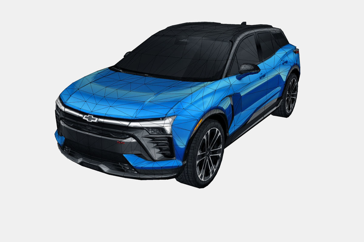 Chevrolet Blazer EV SS 2024 Low-poly 3D model_16