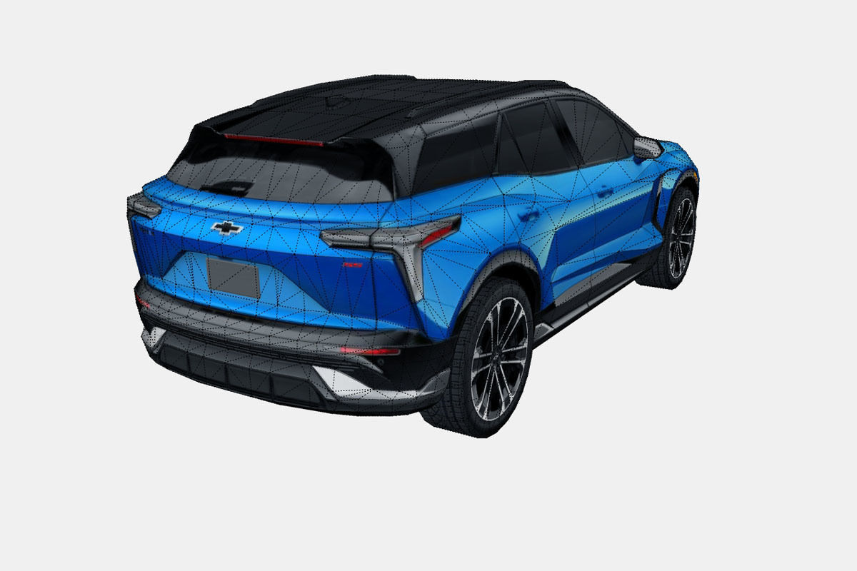Chevrolet Blazer EV SS 2024 Low-poly 3D model_17
