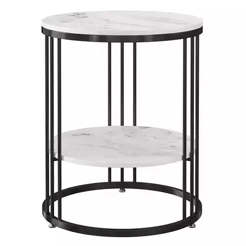 Marble coffee table 2 tier